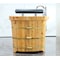 Alfi Brand 61" Free Standing Cedar Wooden Bathtub W/ Chrome Tub Filler AB1136 - alternate 5